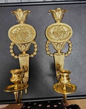 2 wall sconces brass for sale 2 wall sconces brass for sale Bridgewater