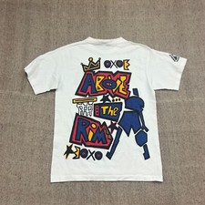 Camisa masculina vintage Reebok acima do aro branca média década de 1990 comprar usado  Enviando para Brazil