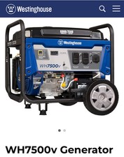 Westinghouse 7500v portable for sale  Chelsea
