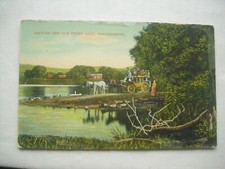Postcard waiting ferry for sale  LEEDS