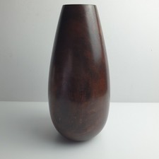 Tall wooden vase for sale  NEW MALDEN