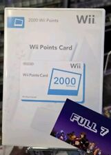 WII POINTS CARD 2000 WII POINTS (déjà utilisé) comprar usado  Enviando para Brazil