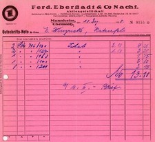 Rechnung eberstadt mannheim gebraucht kaufen  Berlin