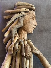 Boho driftwood mermaid for sale  Sandston