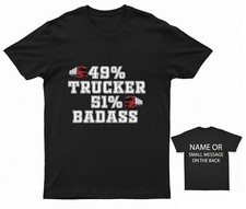 Trucker badass shirt for sale  BRISTOL