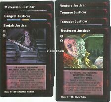 Different justicar cards for sale  Worcester