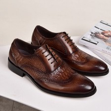 Mens leather brogues for sale  UK