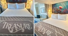 Cobertor de tesouro Disney Cruise Line da cabine cabine cabine Mickey's DCL Throw, usado comprar usado  Enviando para Brazil