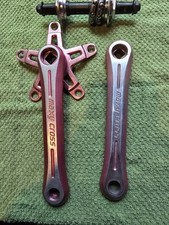 Conjunto de manivela transversal Sugino Maxy com suporte inferior BMX old school, usado comprar usado  Enviando para Brazil