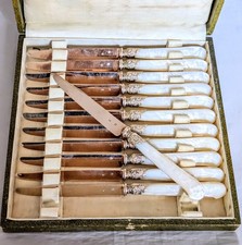 Coffret couteaux argent d'occasion  Nantes-