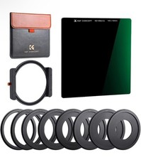 Kit de filtro cuadrado K&F Concept 100x100 mm ND1000 + soporte de filtro + anillo adaptador 8 piezas segunda mano  Embacar hacia Mexico