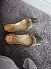 Flat shoes khussa for sale  WAKEFIELD