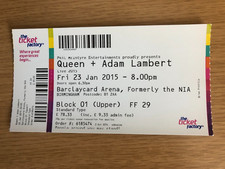 Queen adam lambert for sale  EXETER