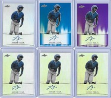 2015 Leaf Metal Draft LUCIUS FOX JR. Base Prismatic RC Auto Rays SS Bahamas comprar usado  Enviando para Brazil