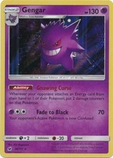 Gengar - 38/111 - Pokemon Crimson Invasion Sun & Moon Holo cartão raro quase perfeito comprar usado  Enviando para Brazil