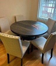 Elegant round wooden for sale  Castro Valley