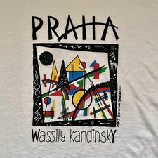 Vintage Wassily Kandinsky T-shirt Capoeira, Produto Original Med Abstrato Artista comprar usado  Enviando para Brazil