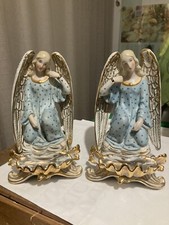 Coppia angeli ceramica usato  Caserta