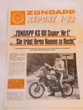 Zündapp prospekt report gebraucht kaufen  Wiesloch