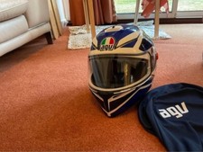 Agv motorbike helmet for sale  BRIGHTON