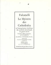 Fulcanelli mystere cathedrales d'occasion  France