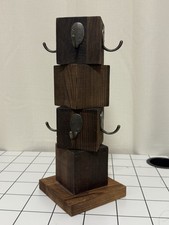 Rustic wooden mug for sale  LONDON