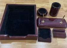 Wooden desk organizer for sale  Haddon Heights