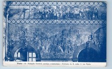 Cartão postal Porto - Estacao Central - azulejos ornamentaes - PORTUGAL comprar usado  Enviando para Brazil