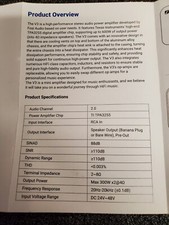 Fosi audio amplifier for sale  Stanton