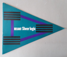 Reliant regal brochure for sale  BOURNE