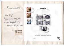 Italia foglio postale usato  Roma