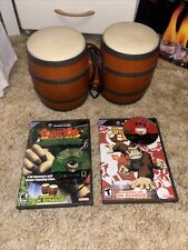 Donkey Konga (incluye bongos) y Donkey Konga 2 en caja - Nintendo, 2008, usado segunda mano  Embacar hacia Argentina