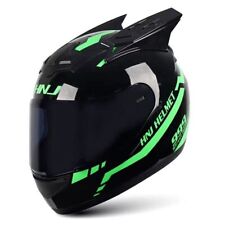 Capacete de rosto inteiro para motocicleta 4 estações Casco Moto Capacete Casque com buzina comprar usado  Enviando para Brazil