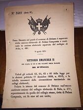 Regio decreto comune usato  Ferrara