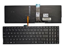 Usado, Notebook Novo Teclado dos EUA para ASUS A501 A501L A501LB A501LX A501UX Retroiluminado Preto comprar usado  Enviando para Brazil