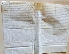 Parchemin 1692 provision d'occasion  Morestel