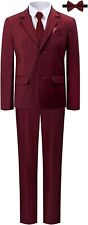 Youth suit burgundy for sale  Raleigh