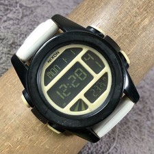 Relógio Nixon Unit masculino esporte multifuncional borracha branca quartzo digital 44mm 7 3/4" comprar usado  Enviando para Brazil