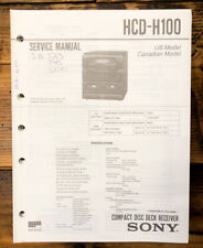 Manual de serviço estéreo Sony HCD-H100 *original* comprar usado  Enviando para Brazil