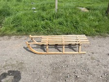 Vintage wooden sleigh for sale  MUIR OF ORD