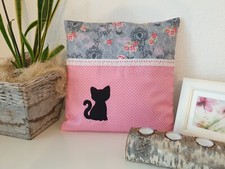 Kissenhülle rosa katze gebraucht kaufen Kissenhülle rosa katze gebraucht kaufen  Wehr