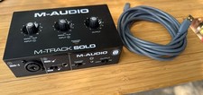 Interface de áudio M-AUDIO M-TRACK SOLO USB MTRACK Solo, usado comprar usado  Enviando para Brazil