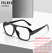 Óculos de leitura masculino feminino azul luz bloqueio armação grande quadrado óculos clássicos comprar usado  Enviando para Brazil