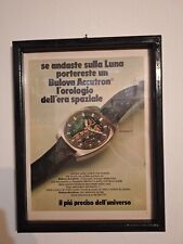 Pubblicità vintage bulova usato  Palermo