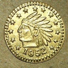 1852 california gold for sale  Reading