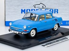 Skoda 1000 MB niebieska MCG 1:18 + magnes prezentowy na sprzedaż  Wysyłka do Poland