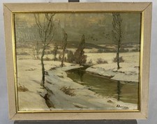 Ancienne huile signée d'occasion  Vannes