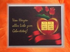 Geburtstag herz gold gebraucht kaufen  Stahnsdorf