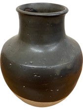 Black ceramic vase for sale  UK