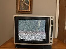 TV colorida Sony Trinitron kv-1362 para jogos. Canal de discagem push 1985. Muito bom!!, usado comprar usado  Enviando para Brazil